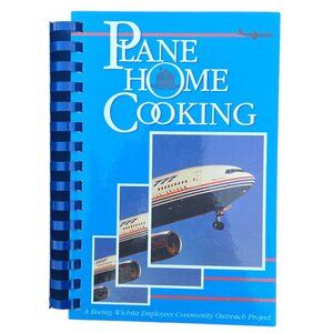 Boeing Cookbook Plane Home Cooking Wichita Employees Community Outreach 1995 Rec